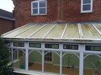 Conservatory cleaning before