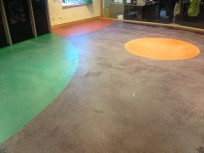 Vinyl floor - before recolouring