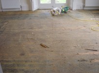 Norfolk Wood floor sanding - before